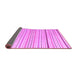 Sideview of Solid Purple Modern Rug, con2679pur