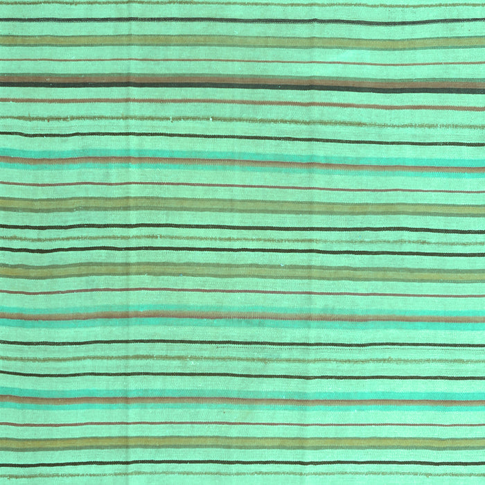 Machine Washable Solid Turquoise Modern Area Rugs, wshcon2679turq