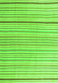 Solid Green Modern Rug, con2679grn