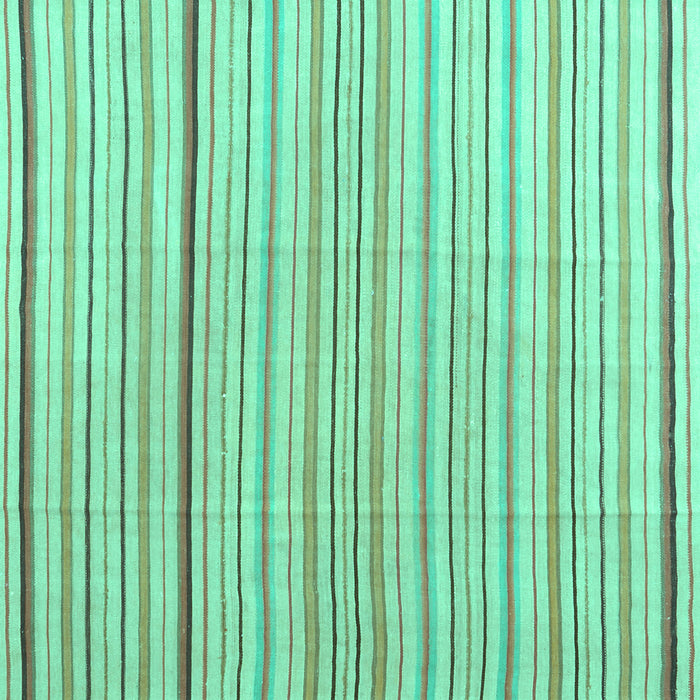 Square Machine Washable Solid Turquoise Modern Area Rugs, wshcon2679turq