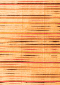 Solid Orange Modern Rug, con2679org