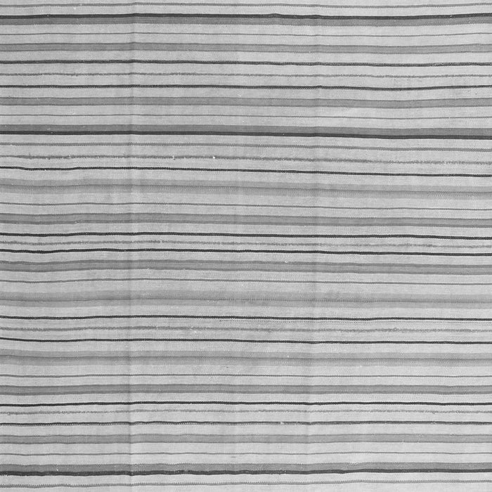 Round Machine Washable Solid Gray Modern Rug, wshcon2679gry