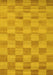 Checkered Yellow Modern Rug, con267yw