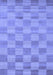 Machine Washable Checkered Blue Modern Rug, wshcon267blu