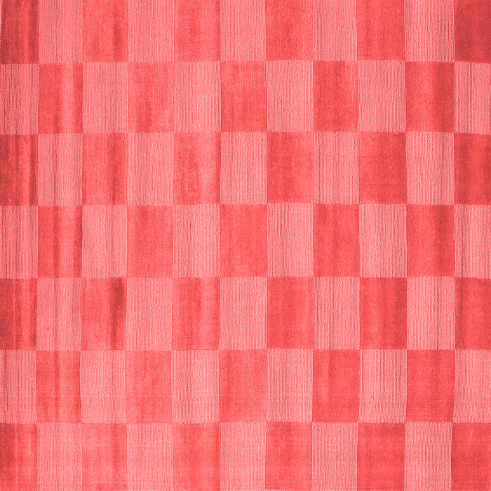 Checkered Red Modern Rug, con267red