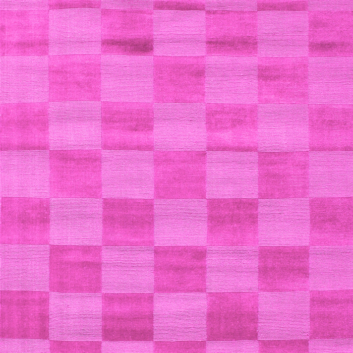 Machine Washable Checkered Pink Modern Rug, wshcon267pnk