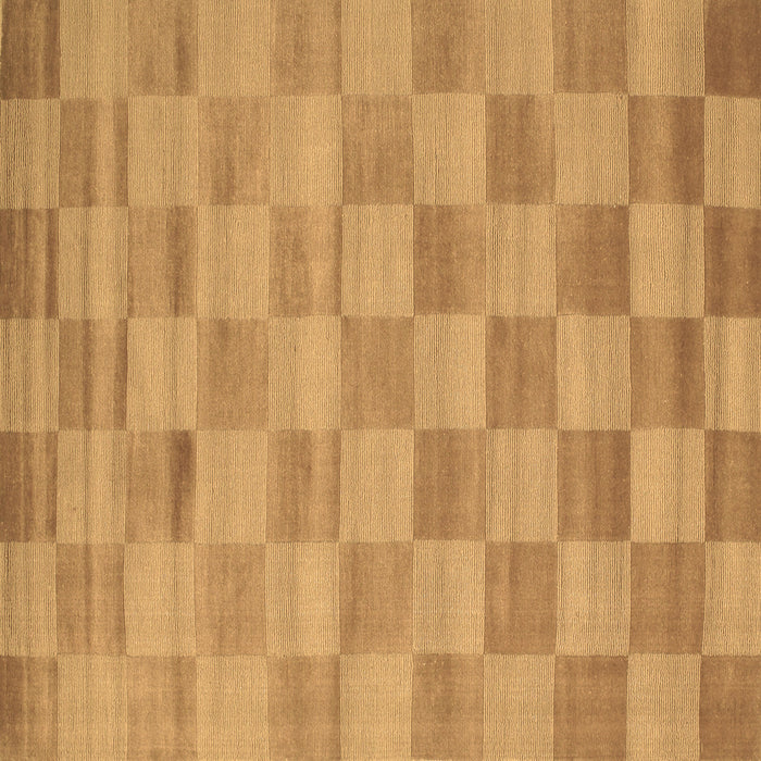 Square Checkered Brown Modern Rug, con267brn
