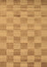 Machine Washable Checkered Brown Modern Rug, wshcon267brn