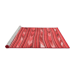 Country Red Washable Rugs