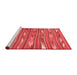 Country Red Washable Rugs