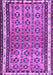 Machine Washable Abstract Purple Contemporary Area Rugs, wshcon2681pur