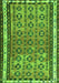 Abstract Green Contemporary Rug, con2681grn