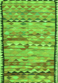 Oriental Green Traditional Rug, con2682grn