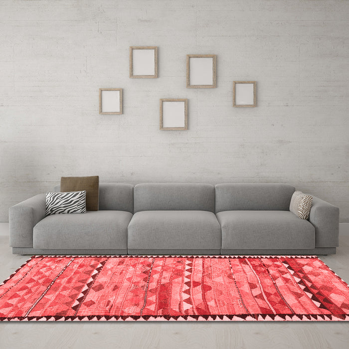 Traditional Red Washable Rugs