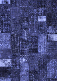 Patchwork Blue Transitional Rug, con2683blu