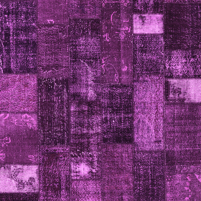 Patchwork Pink Transitional Rug, con2683pnk