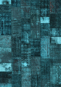 Patchwork Light Blue Transitional Rug, con2683lblu