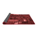 Patchwork Red Transitional Area Rugs