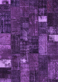 Patchwork Purple Transitional Rug, con2683pur