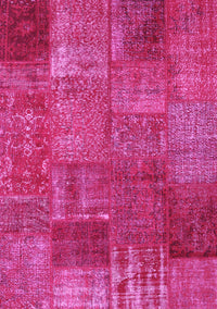 Patchwork Pink Transitional Rug, con2684pnk