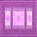 Square Southwestern Purple Country Rug, con2685pur