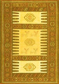 Southwestern Yellow Country Rug, con2685yw