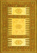 Southwestern Yellow Country Rug, con2685yw