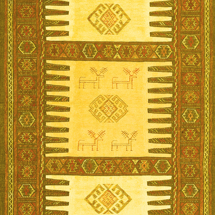 Southwestern Yellow Country Rug, con2685yw