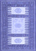 Southwestern Blue Country Rug, con2685blu