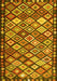 Machine Washable Oriental Yellow Traditional Rug, wshcon2686yw