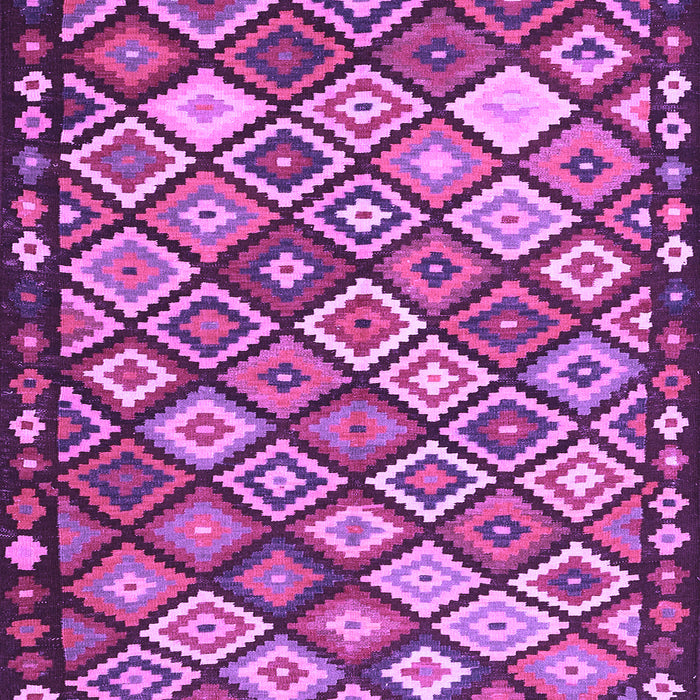 Machine Washable Oriental Purple Traditional Area Rugs, wshcon2686pur