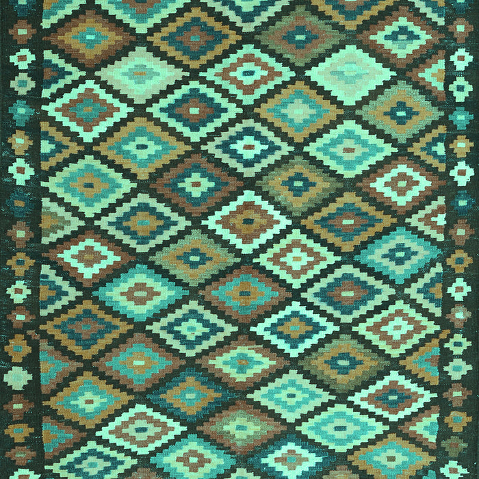 Oriental Turquoise Traditional Rug, con2686turq