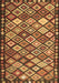 Machine Washable Oriental Brown Traditional Rug, wshcon2686brn