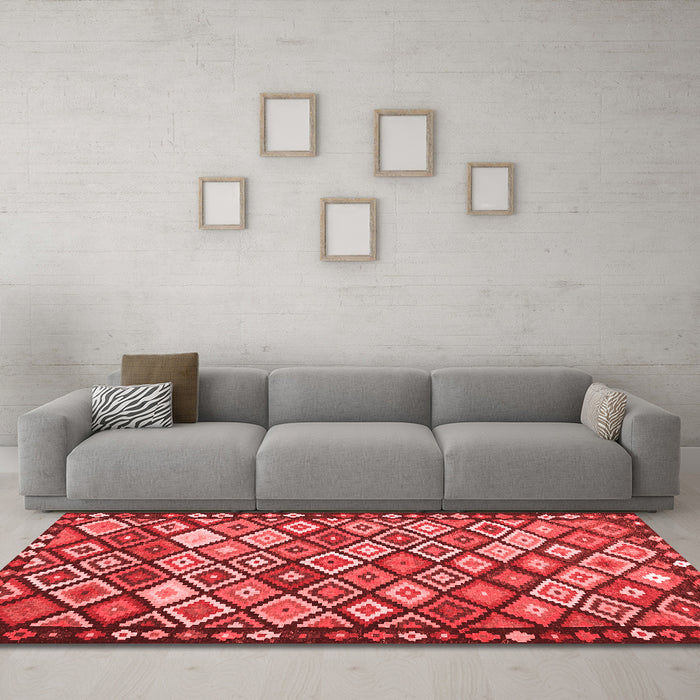 Traditional Red Washable Rugs