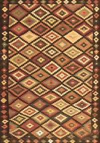 Oriental Brown Traditional Rug, con2686brn