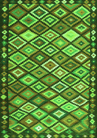 Oriental Green Traditional Rug, con2686grn