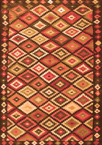 Oriental Orange Traditional Rug, con2686org