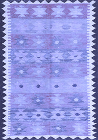 Southwestern Blue Country Rug, con2687blu