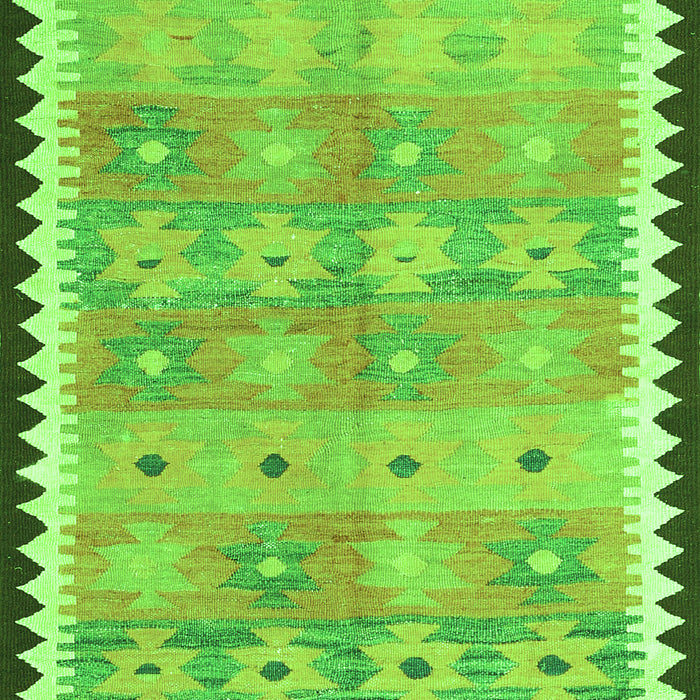 Southwestern Green Country Rug, con2687grn