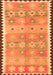 Southwestern Orange Country Rug, con2687org