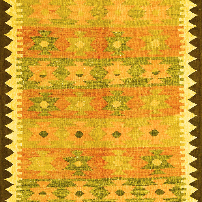 Southwestern Yellow Country Rug, con2687yw