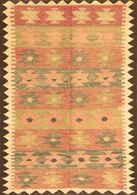 Southwestern Brown Country Rug, con2687brn