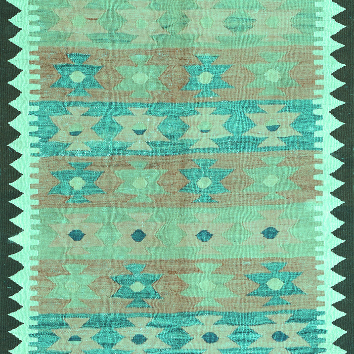 Southwestern Turquoise Country Rug, con2687turq