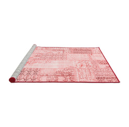 Transitional Red Washable Rugs