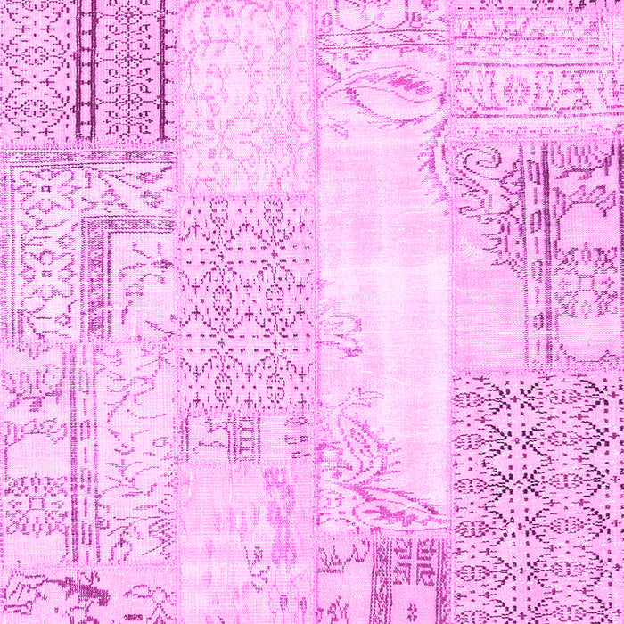 Patchwork Pink Transitional Rug, con2688pnk