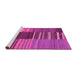 Sideview of Machine Washable Southwestern Pink Country Rug, wshcon2689pnk