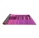 Sideview of Southwestern Pink Country Rug, con2689pnk