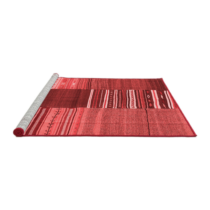 Country Red Washable Rugs