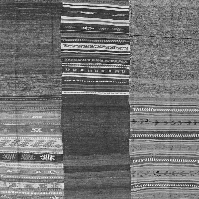 Round Machine Washable Southwestern Gray Country Rug, wshcon2689gry