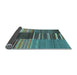 Sideview of Southwestern Light Blue Country Rug, con2689lblu